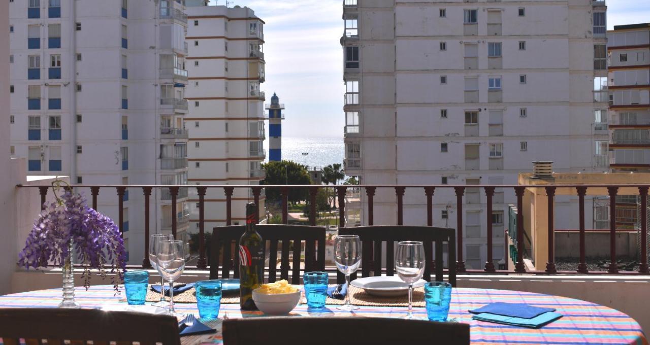 Atico Con Gran Terraza Y Vistas Al Mar Apartment Torre Del Mar Ngoại thất bức ảnh
